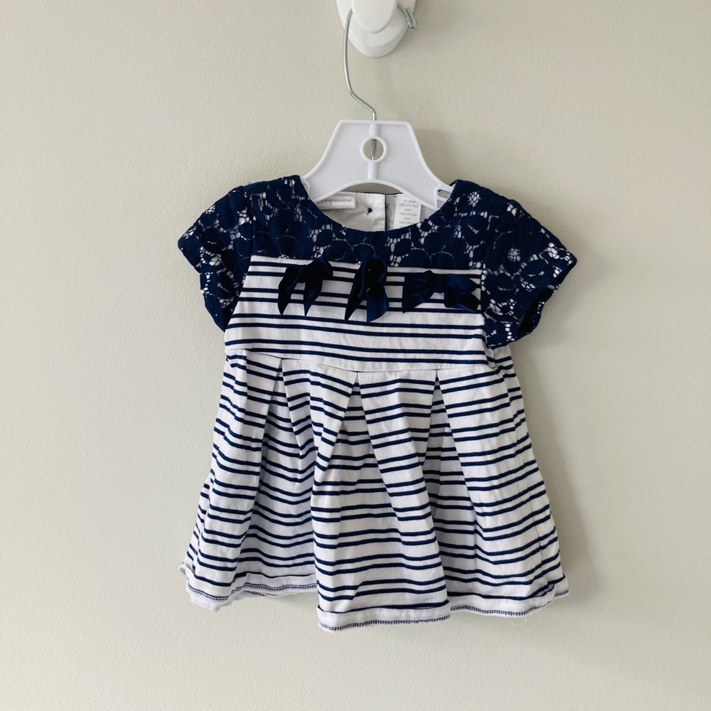 First Impression Baby Girl Short Sleeved Dress